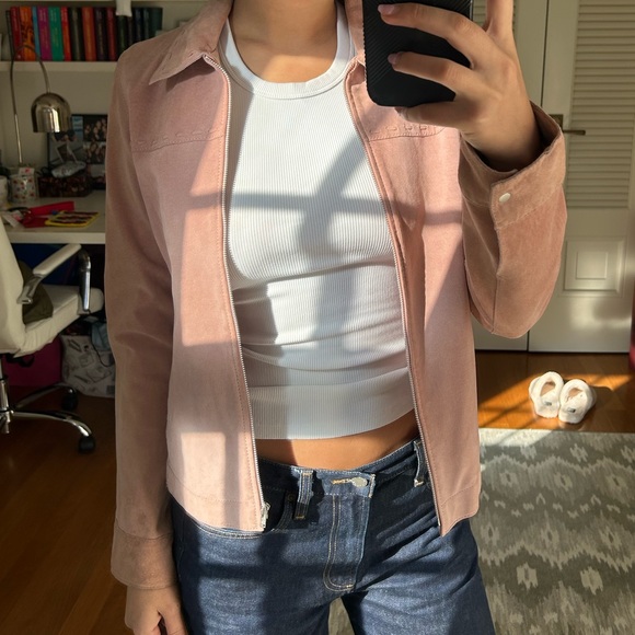 Pink Suede Jacket - Picture 3 of 3